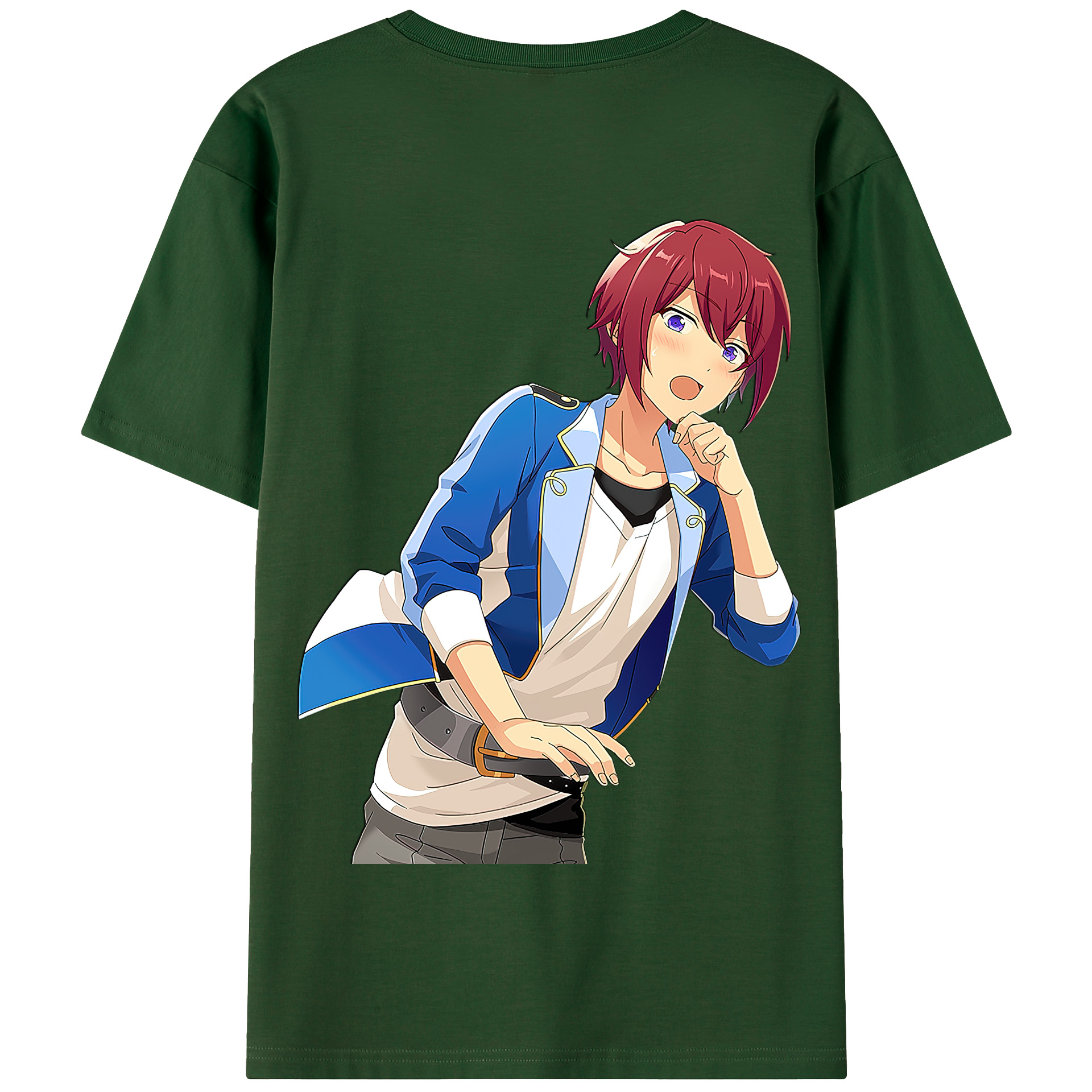 （画像用） あんさんぶるスターズ! Ensemble Stars 綿100％半袖Tシャツ（背面プリント）